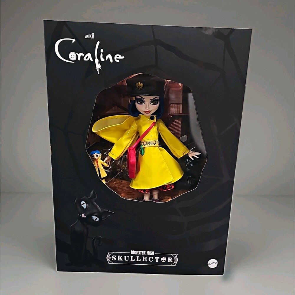 Mattel Monster High Skullector LAIKA Coraline 11 In Doll w/Accessories In Box